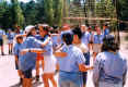 Lgrimagess en la despedida de la Unidad Scout por el pase a escultas