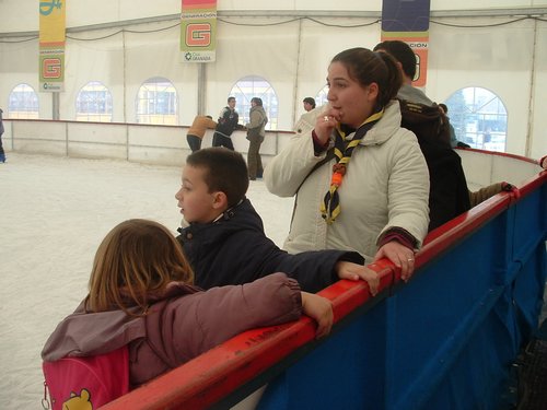 Castores y Lobatos patinando sobre hielo - 18 febrero 2006 - Foto 14