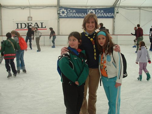 Castores y Lobatos patinando sobre hielo - 18 febrero 2006 - Foto 19