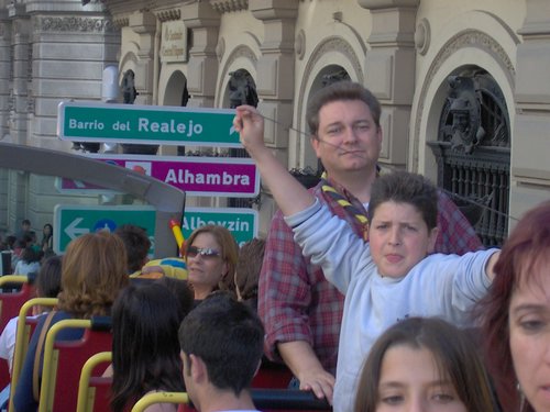 Paseo por Granada en autob�s tur�stico el 8 de abril de 2006 - Foto 5