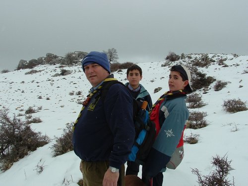 Excursi�n Tropa y Escultas al Majadijar - 14 de enero de 2006 - Foto 24