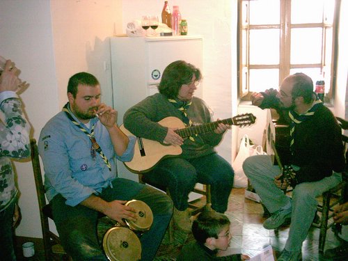 Acampada de programaci�n en Benal�a de Guadix - 20 de diciembre de 2003 - Foto 1