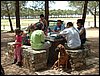 Comida entre amigos y reunin en el Llano de la Perdiz el 28 de febrero de 2006