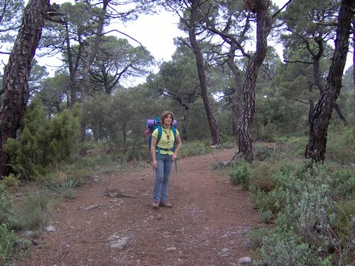 Curso ETLIM de Orientaci�n y Topograf�a II en la Sierra de Hu�tor el 6 y 7 de mayo de 2006 - Foto 16