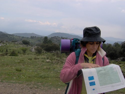 Curso ETLIM de Orientaci�n y Topograf�a II en la Sierra de Hu�tor el 6 y 7 de mayo de 2006 - Foto 131