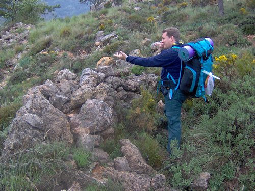 Curso ETLIM de Orientaci�n y Topograf�a II en la Sierra de Hu�tor el 6 y 7 de mayo de 2006 - Foto 142