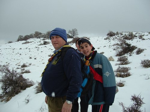 Excursi�n Tropa y Escultas al Majadijar - 14 de enero de 2006 - Foto 23
