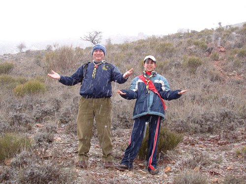 Excursi�n Tropa y Escultas al Majadijar - 14 de enero de 2006 - Foto 31
