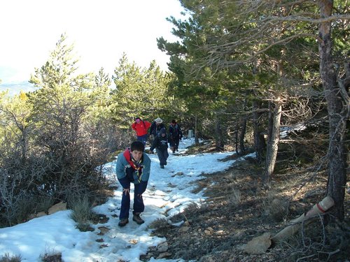 Tropa y Unidad en el Pozo de la Nieve - Sierra de Baza - 18 febrero 2006 - Foto 32