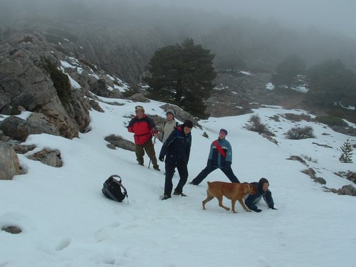 Tropa y Unidad en el Pozo de la Nieve - Sierra de Baza - 18 febrero 2006 - Foto 65