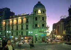 Puerta Real, el centro de Granada