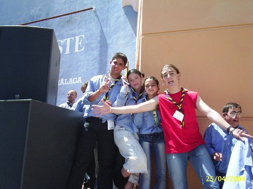 XXIII Festival de la Cancin Scout de Andaluca en Mlaga - 25 de abril de 2004 - Foto 1