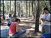 Campamento de verano 2004 en el Robledal del 1 al 15 de agosto de 2004