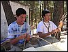 Campamento de verano 2004 en el Robledal del 1 al 15 de agosto de 2004