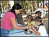 Campamento de verano 2004 en el Robledal del 1 al 15 de agosto de 2004