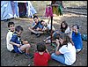 Campamento de verano 2004 en el Robledal del 1 al 15 de agosto de 2004