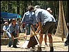 Campamento de verano 2004 en el Robledal del 1 al 15 de agosto de 2004