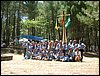Campamento de verano 2004 en el Robledal del 1 al 15 de agosto de 2004