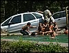 Campamento de verano 2004 en el Robledal del 1 al 15 de agosto de 2004