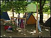 Campamento de verano 2004 en el Robledal del 1 al 15 de agosto de 2004