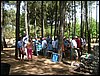 Campamento de verano 2004 en el Robledal del 1 al 15 de agosto de 2004