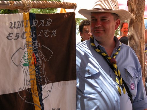 Entrega del Nudo de Plata a Rafael Juárez Jiménez - Acampada XXII aniversario - 3 de julio de 2005 - Foto 1