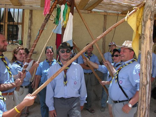 Entrega del Nudo de Plata a Rafael Jurez Jimnez - Acampada XXII aniversario - 3 de julio de 2005 - Foto 6