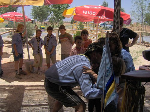 Entrega del Nudo de Plata a Rafael Jurez Jimnez - Acampada XXII aniversario - 3 de julio de 2005 - Foto 20