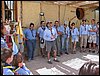 Entrega del Nudo de Plata a Rafael Jurez Jimnez - Acampada XXII aniversario - 3 de julio de 2005
