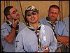 Entrega del Nudo de Plata a Rafael Jurez Jimnez - Acampada XXII aniversario - 3 de julio de 2005