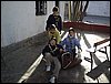 Distintos momentos de trabajos en el nuevo local